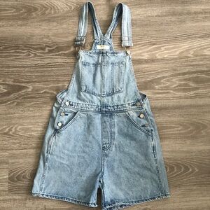Twik Blue Denim Overalls with Adjustable Straps